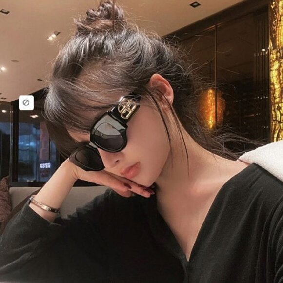 🕶️ New Balenciaga BB0070S 007 Sunglasses - Havana Frame, Brown Lenses - Picture 4 of 12